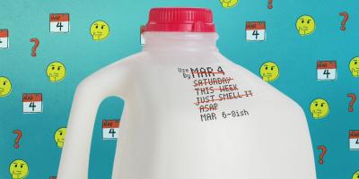 كم من الوقت يبقى الحليب صالحًا للاستهلاك بعد تاريخ انتهاء
