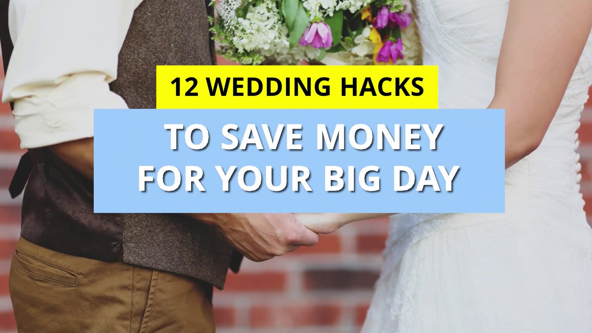 12 طريقة لتوفير المال ليوم زواجك