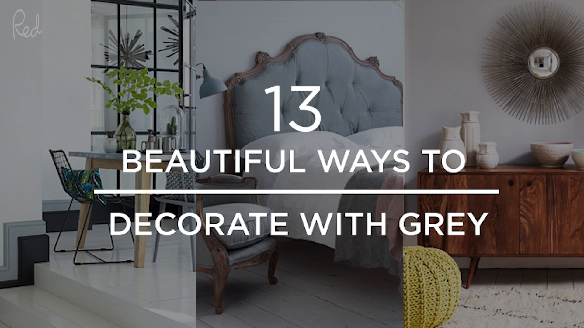 13 طريقة جميلة لتزيين المنزل باللون الرمادي