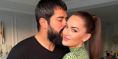 فهرية أفجان و بوراك أوزجيفيت يحتفلان بذكرى زواجهما بصورة رومانسية 