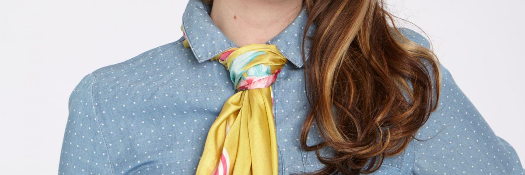 تعرفي على أشكال ال scarves المتعددة واختاري ما يناسبك