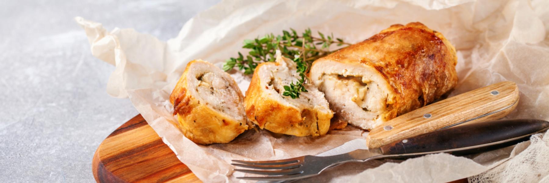 Куриные рулетики с сыром