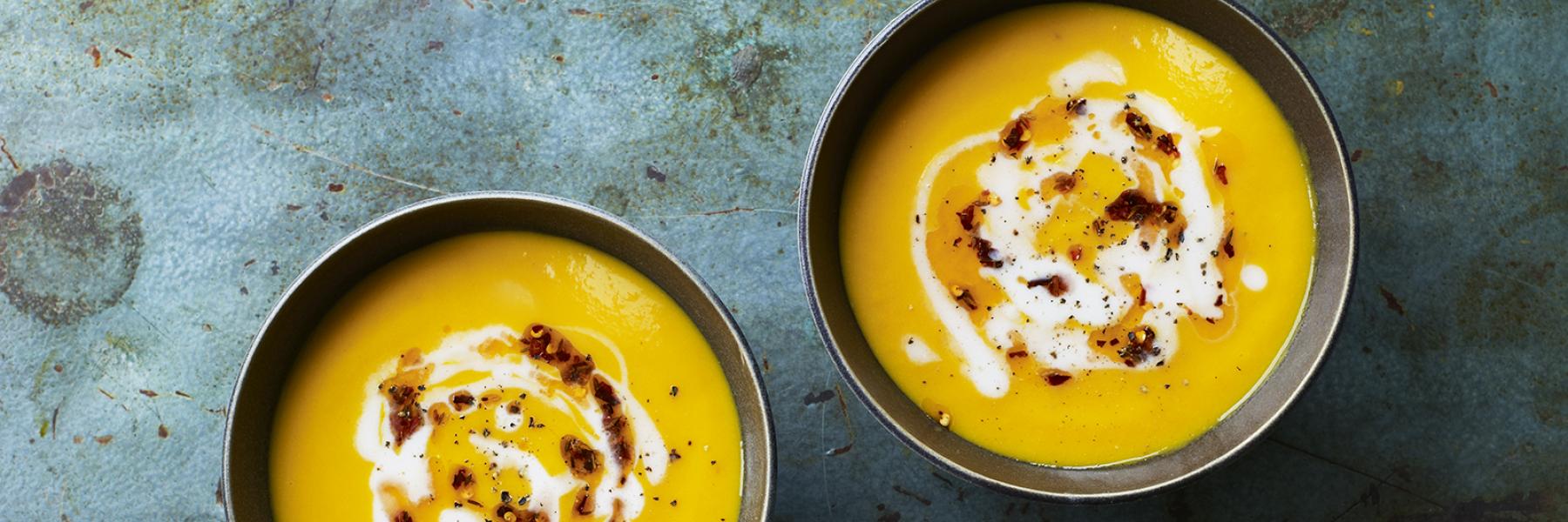 شوربة البطاطا الحلوة