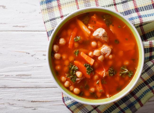 شوربة الحمص المغربية