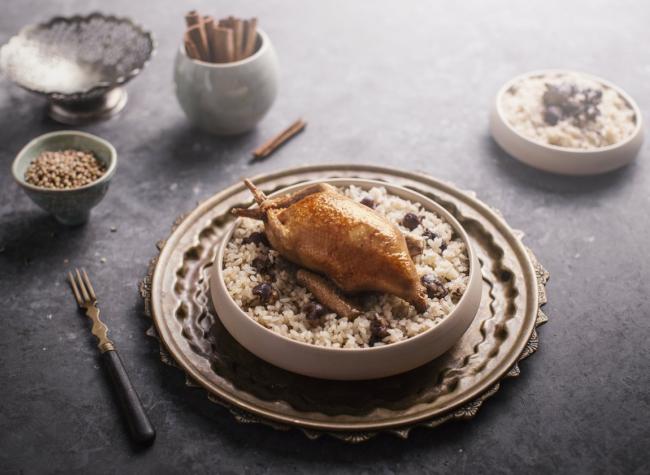 حمامة محشي فريكة