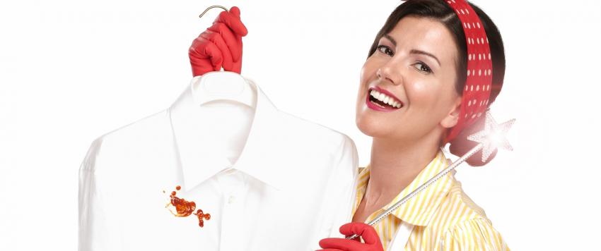 مجموعة أفكار لإزالة البقع عن الملابس البيضاء‎