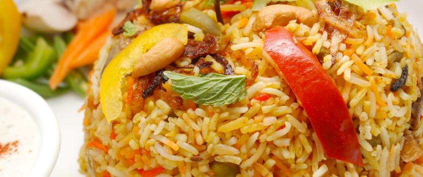 البرياني الهندي باللحم