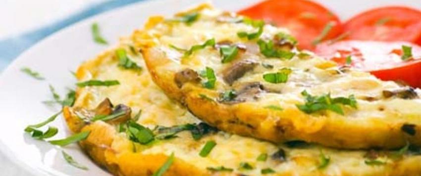 البيض بالبقدونس