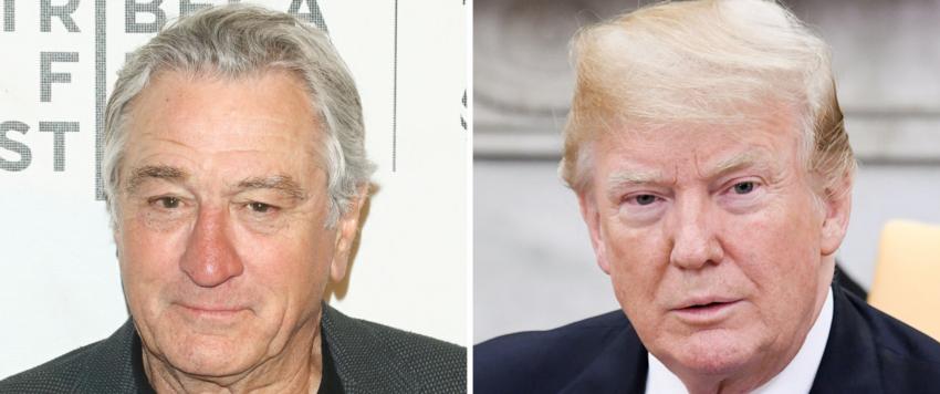 دونالد ترامب وروبرت دي نيرو