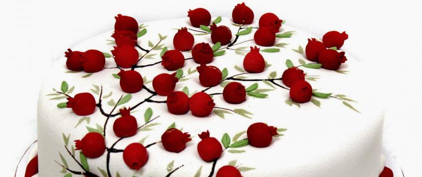 كيكة الرمان من منال العالم