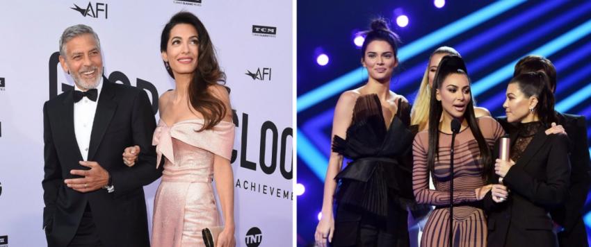 جورج كلوني وكارداشيان