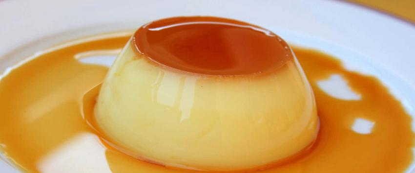 حلويات خفيفة: الكاسترد بالكراميل