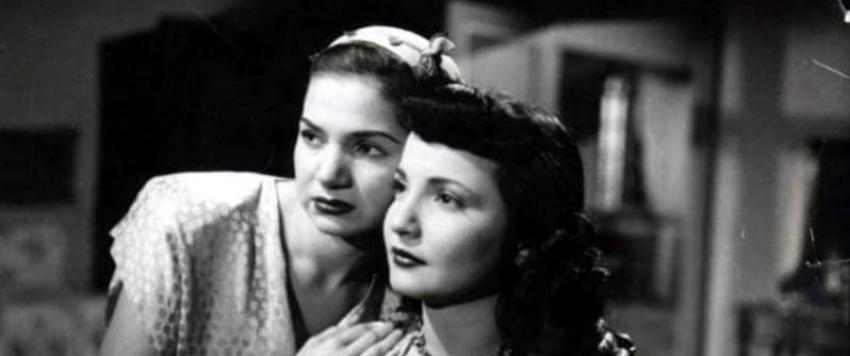 الفنانة شادية وأختها عفاف شاكر