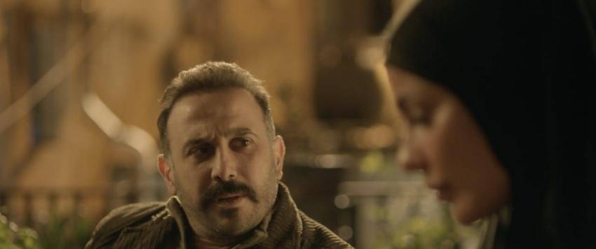 لقطة لطيفة تجمع بين نادين نجيم وقصي خولي من كواليس مسلسل 2020