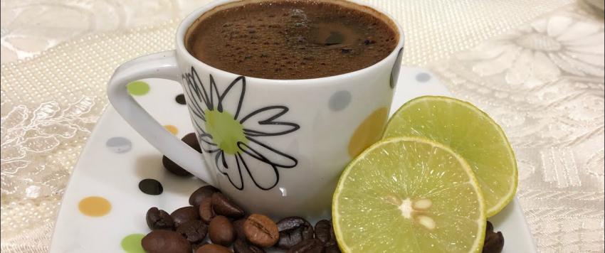 القهوة بالليمون