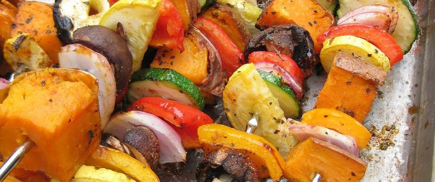 سلطة الخضروات المشوية