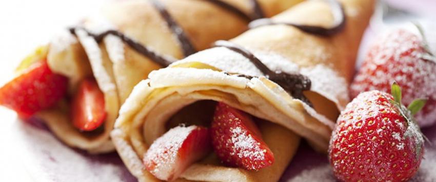 الكريب الحلو بدون بيض