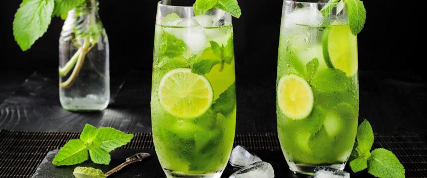 عصير الليمون والنعناع والملح