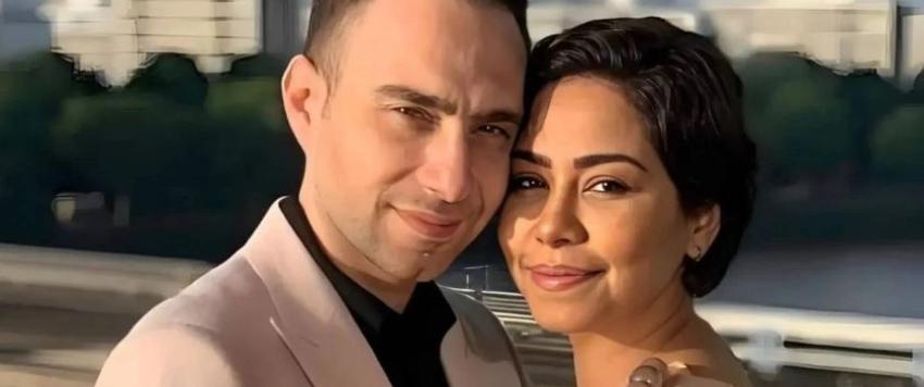 حسام حبيب ينشر فيديو انهيار شيرين عبدالوهاب.. وأثار الضرب واضحة على وجهها