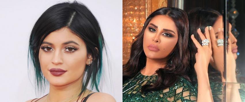 أحلام الشامسي وكايلي جينر 