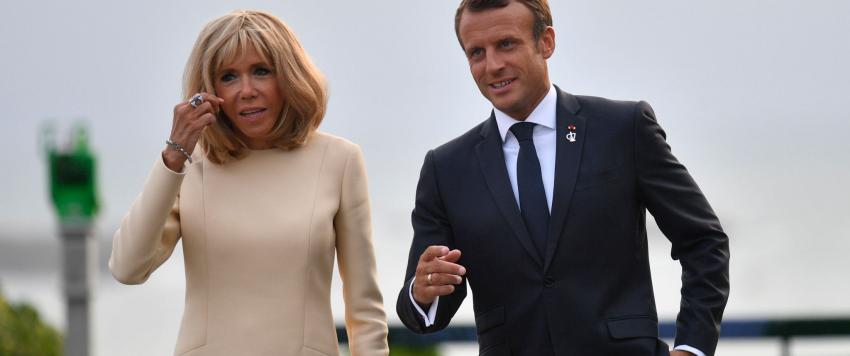 زوجة الرئيس الفرنسي ماكرون