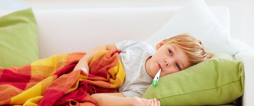 ارتفاع درجة حرارة الأطفال