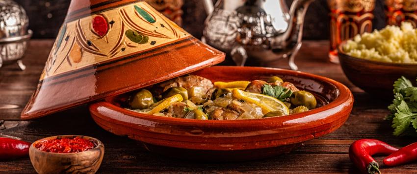 طاجين اللحم بالزيتون