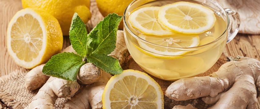 الليمون والزنجبيل