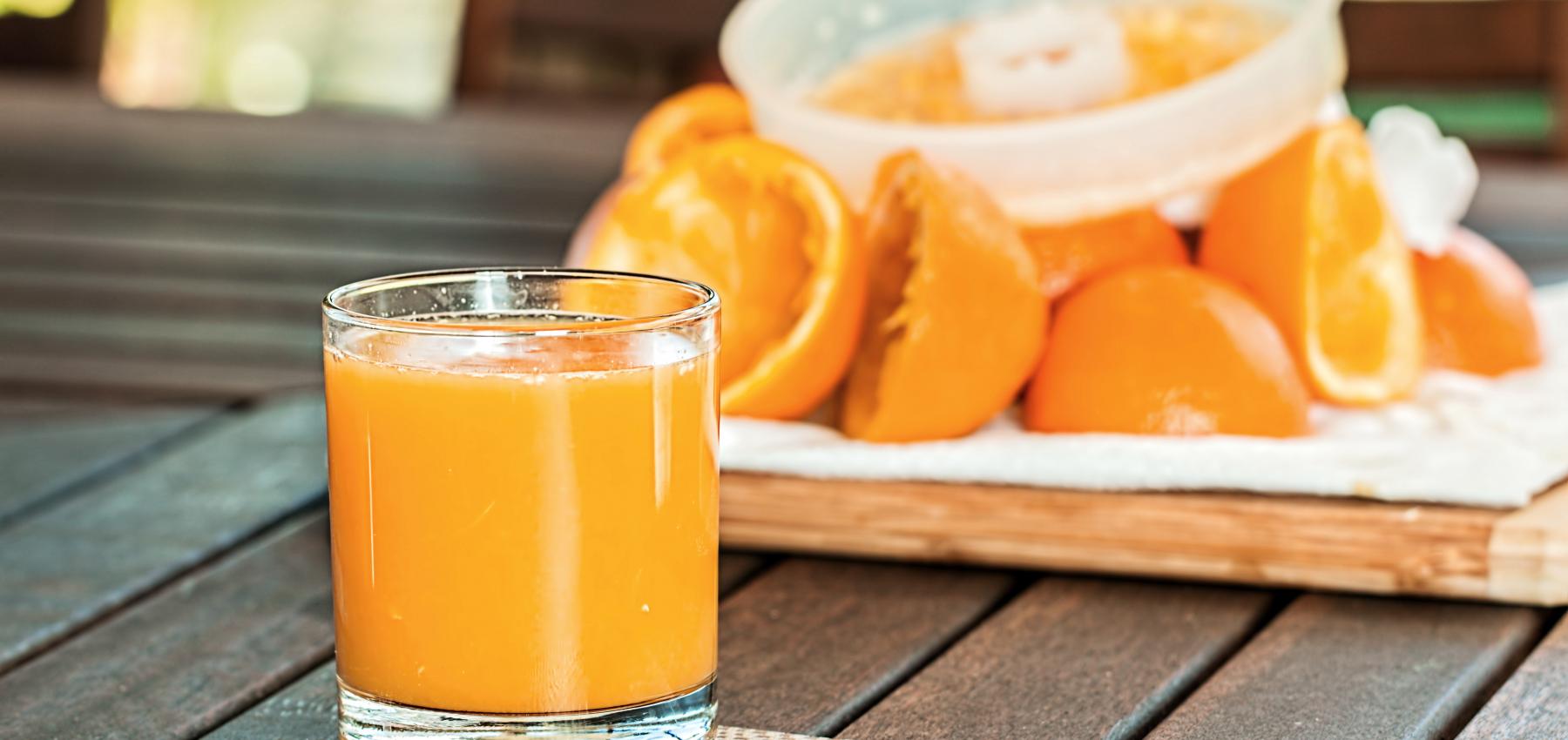 خصائص عصير البرتقال 