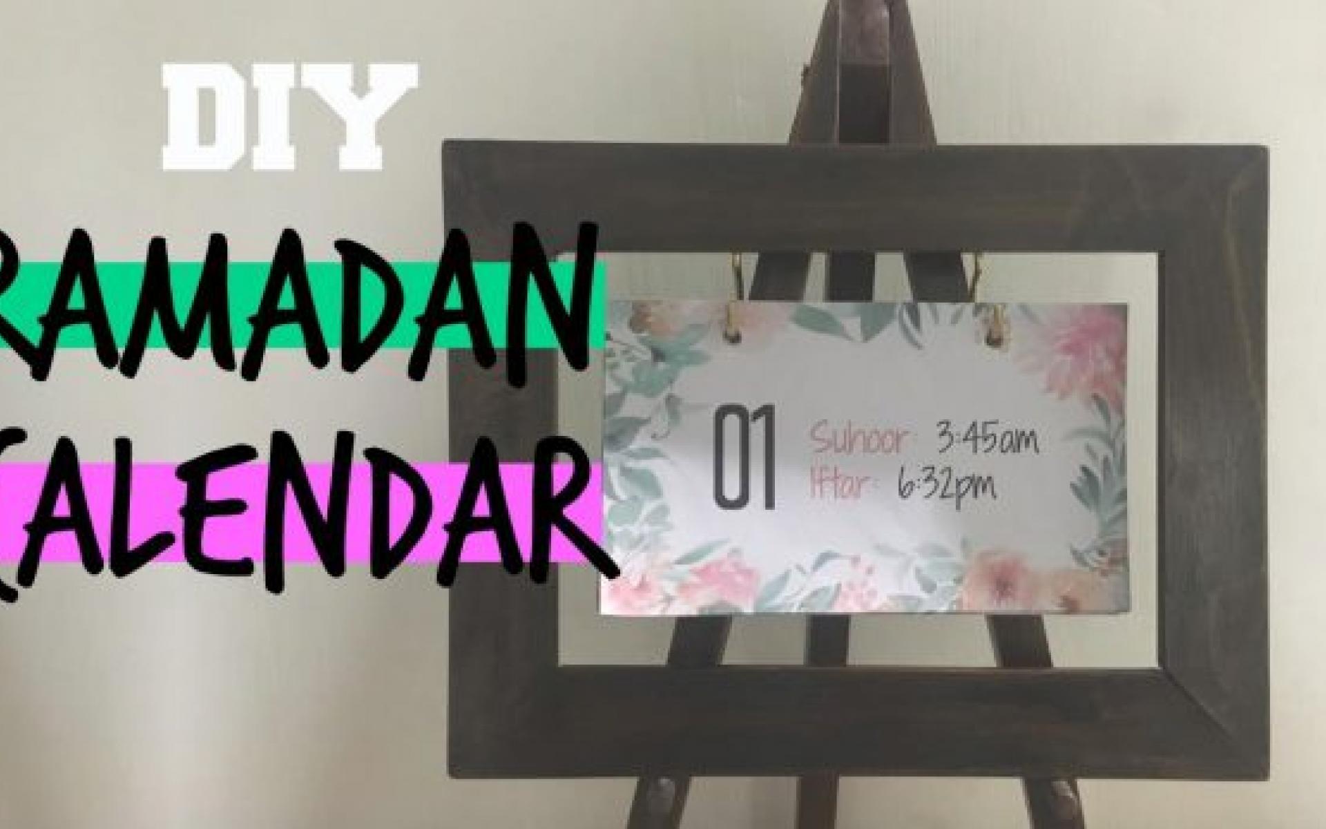 يمكنك عمل العد التنازلي لرمضان مع التقويم الإبداعي الخاص بك، باستخدام أقلام التلوين لتزيين السبورة البيضاء بنقوش زهرية، وكتابة توقيت السحور والإفطار لكل يوم. ويمكنك تعليق هذا التقويم الرمضاني المخصص على حائط غرفة نومك. يمكنك عمل العد التنازلي لرمضان مع التقويم الإبداعي الخاص بك، باستخدام أقلام التلوين لتزيين السبورة البيضاء بنقوش زهرية، وكتابة توقيت السحور والإفطار لكل يوم. ويمكنك تعليق هذا التقويم الرمضاني المخصص على حائط غرفة نومك.