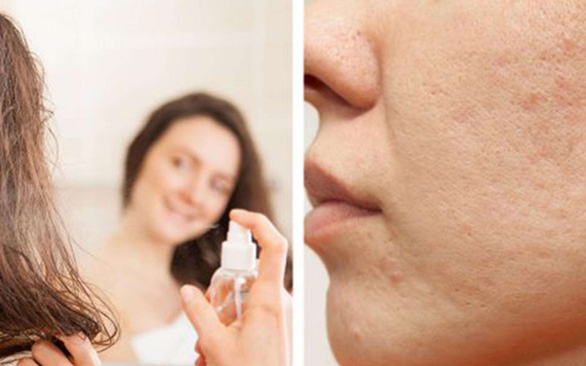 كثرة استخدام منتجات الشعر كثرة استخدام منتجات الشعر