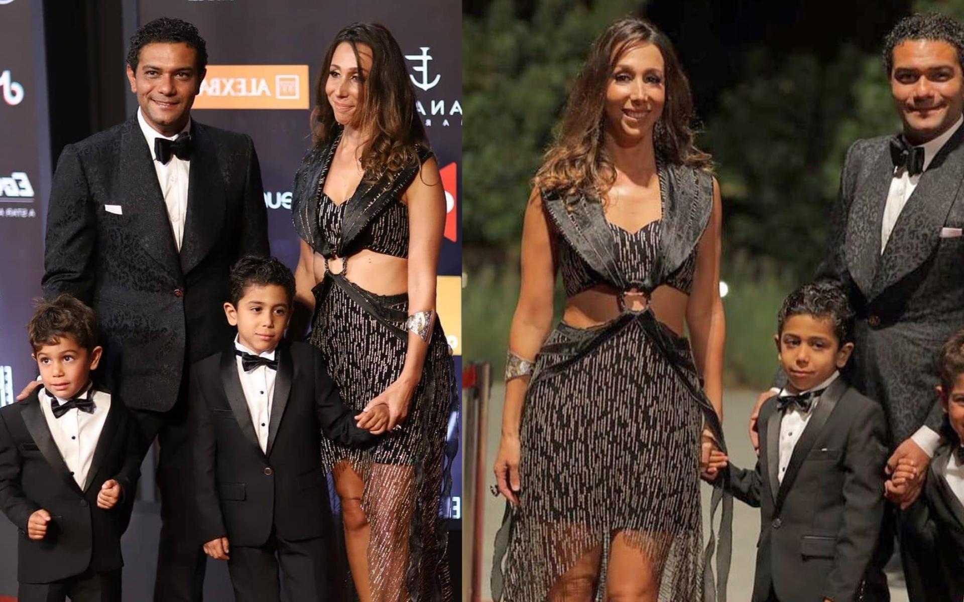 زوجة آسر ياسين تعرضت لوابل من الانتقادات بعد أن أطلت بفستان وُصف بالجريء وغير الملائم لها زوجة آسر ياسين تعرضت لوابل من الانتقادات بعد أن أطلت بفستان وُصف بالجريء وغير الملائم لها