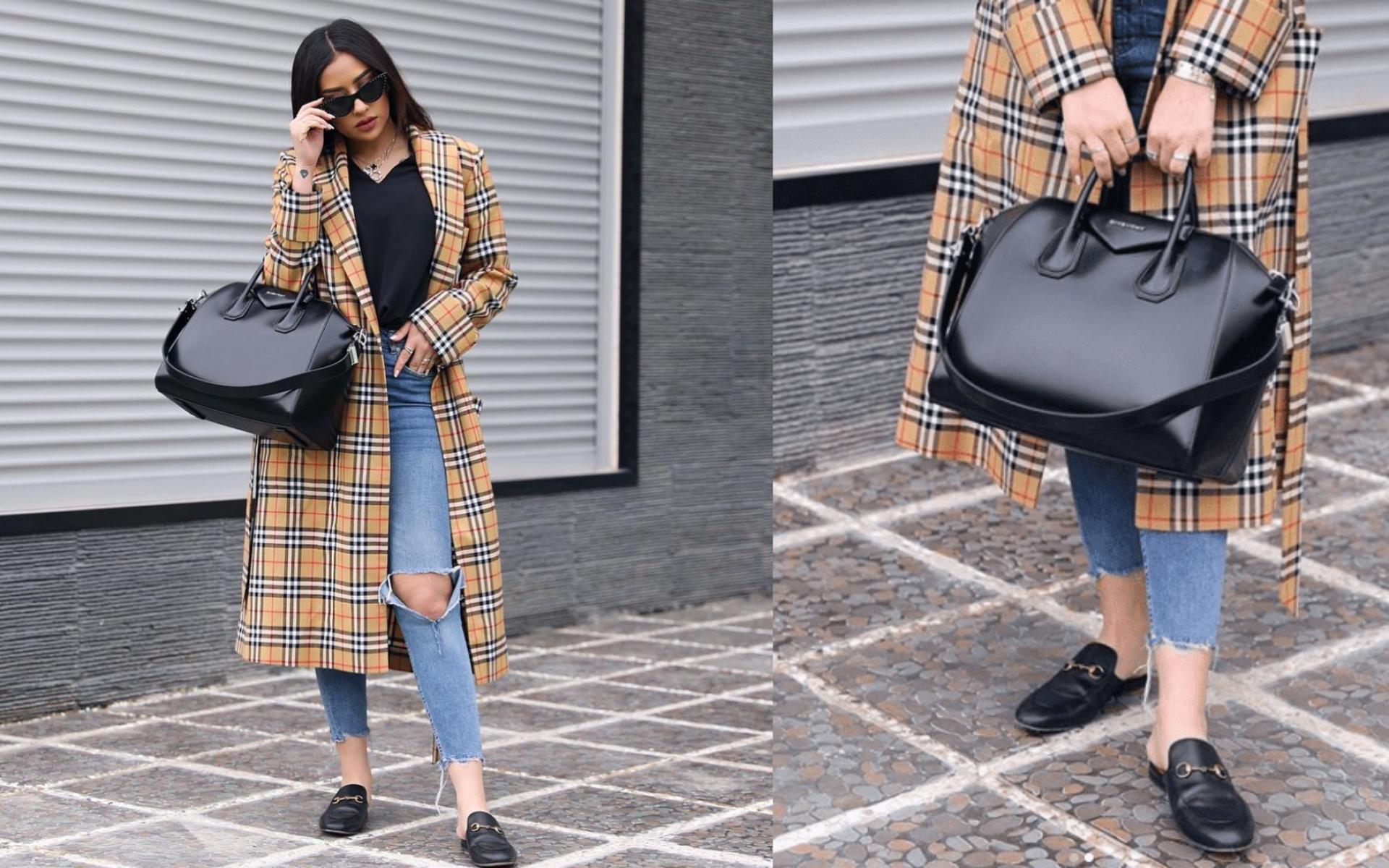 الجاكيتات المطرزة على شكل الكاروهات واحدة من عناصر الشتاء الأساسية، يمكنكِ إستبدال الحذاء المسطح بأي نوع آخر الجاكيتات المطرزة على شكل الكاروهات واحدة من عناصر الشتاء الأساسية، يمكنكِ إستبدال الحذاء المسطح بأي نوع آخر