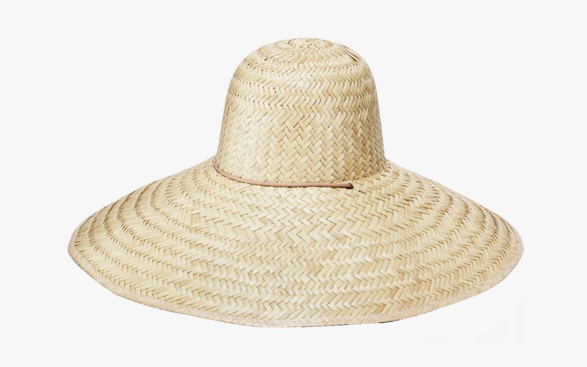 قبعة شمسية قش